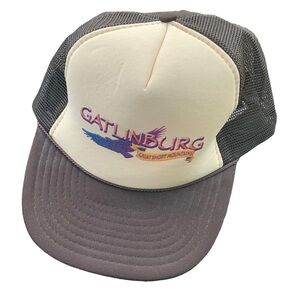 Gatlinburg Great Smoky Mountains Vintage SnapBack Mesh Trucker Hat